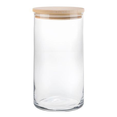 Vorratsglas 1,2 l mit Buchenholzdeckel